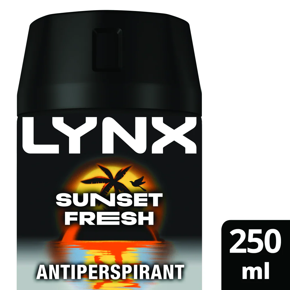 Lynx XXL Sunset Fresh 72h Mango & Mandarin Anti-Perspirant Deodorant Spray 250ml - Image 2