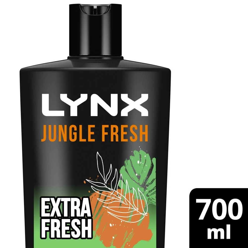 Lynx XXXL 3 In 1 Jungle Fresh Shower Gel 700ml - Image 2