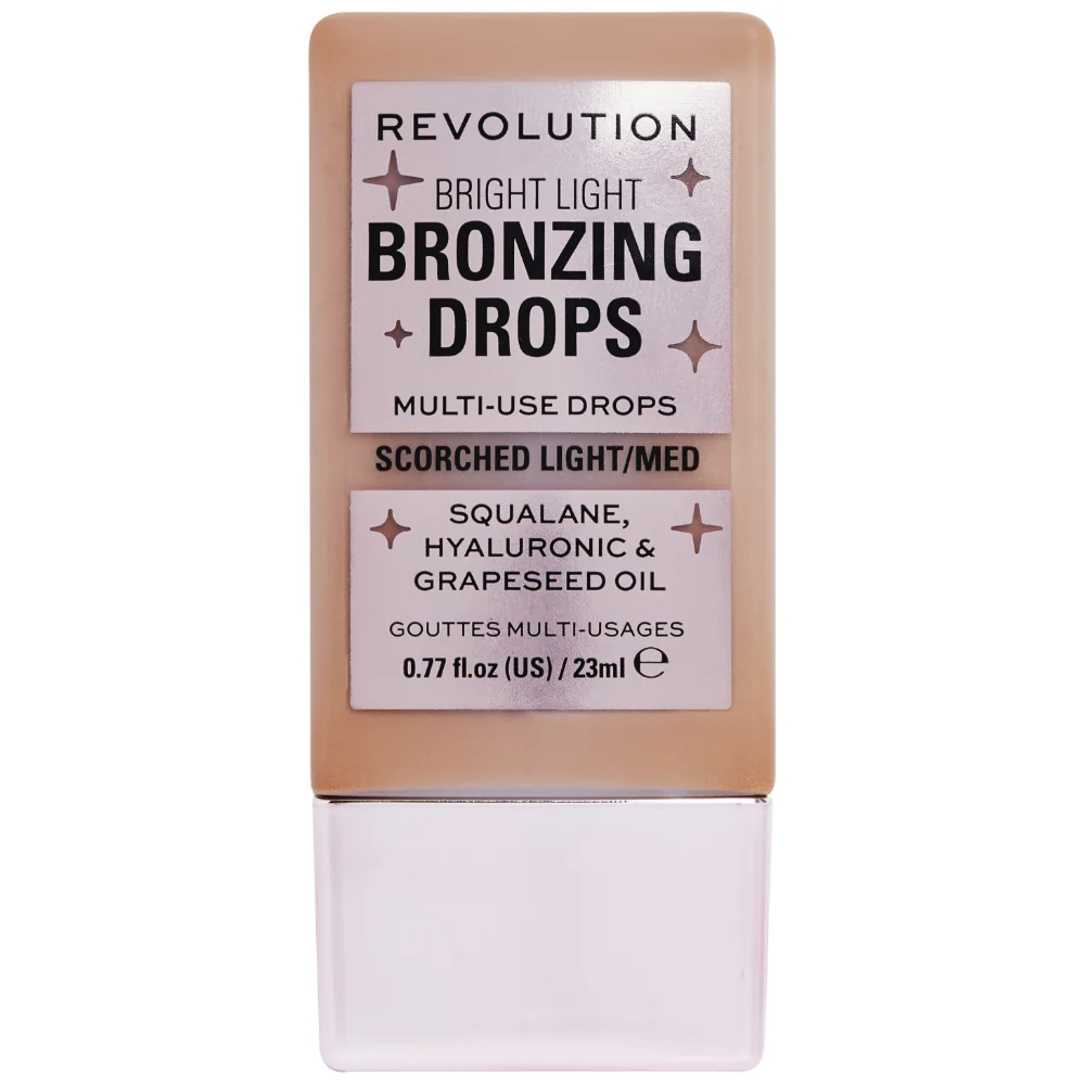 Makeup Revolution Bright Light Multi-Use Bronzing Drops 23ml - Image 2