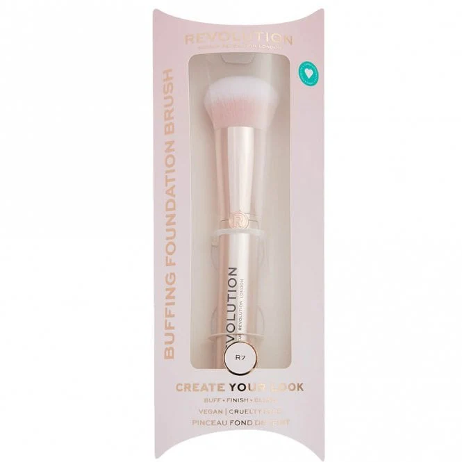 Makeup Revolution Create Buffing Foundation Brush R7 - Image 2