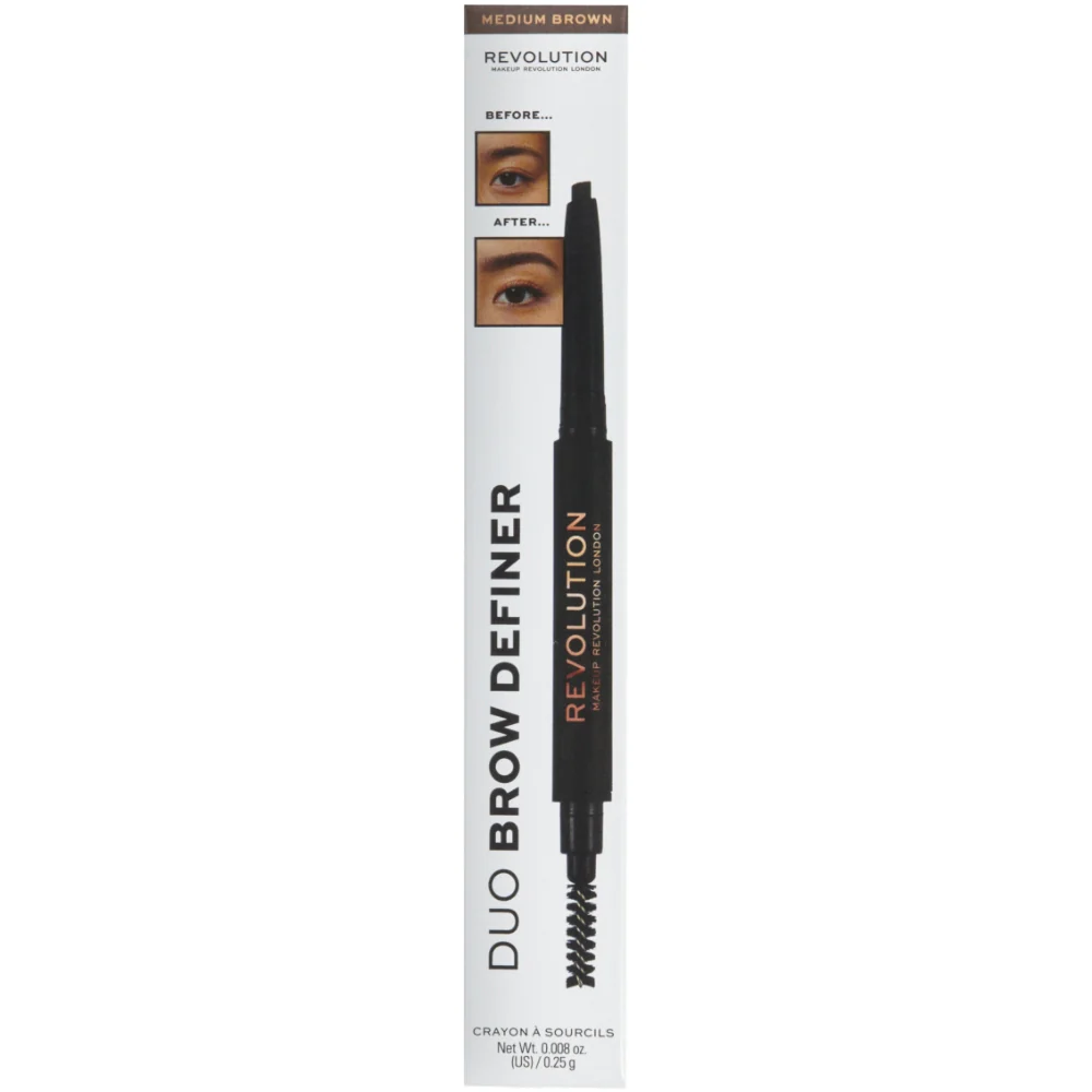 Makeup Revolution Duo Brow Definer Pencil - Image 2