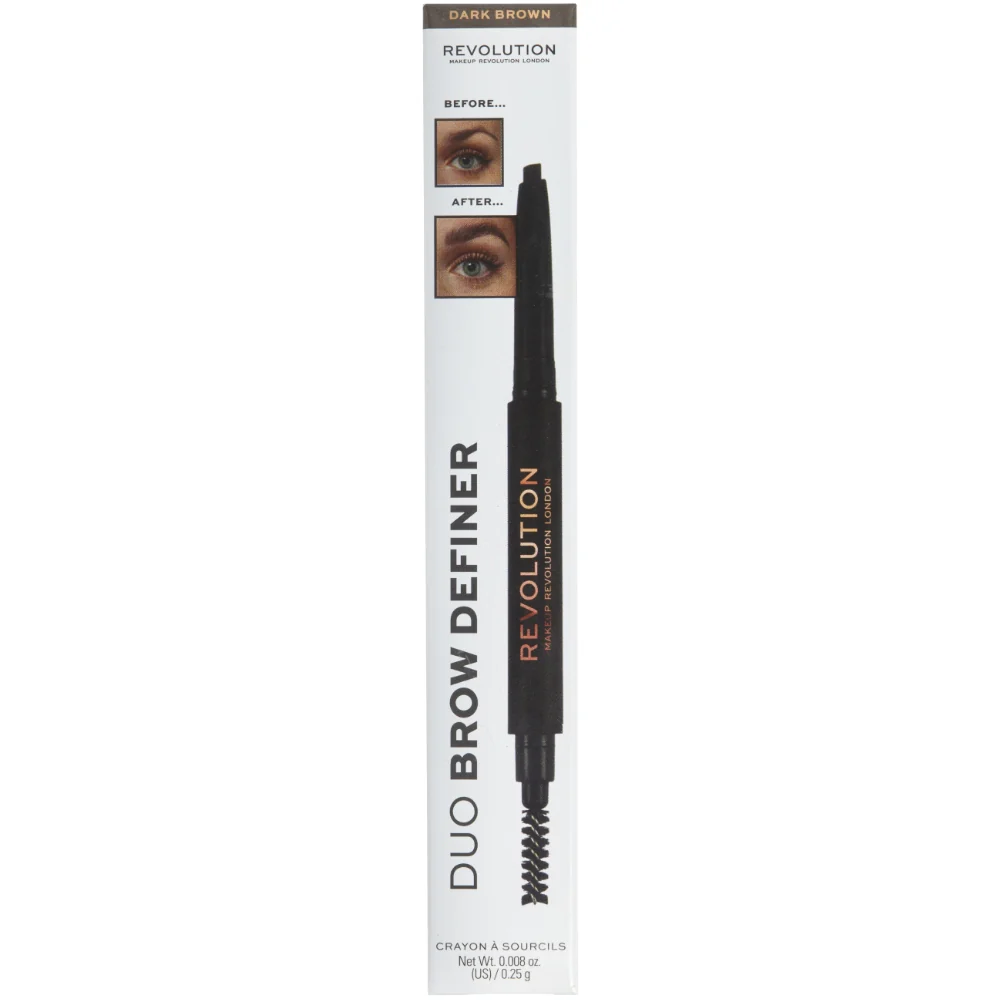 Makeup Revolution Duo Brow Definer Pencil - Image 4