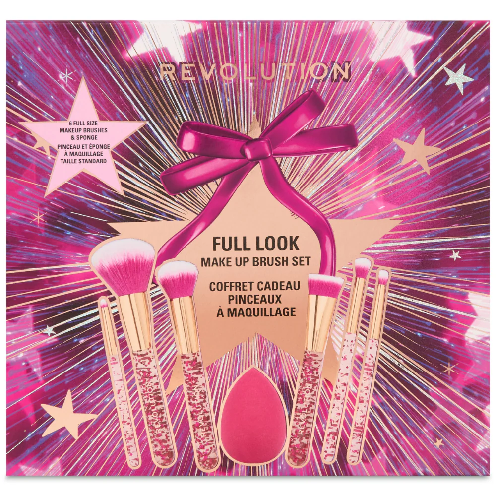 Makeup Revolution Full Look Makeup Brush Gift Set - Image 2