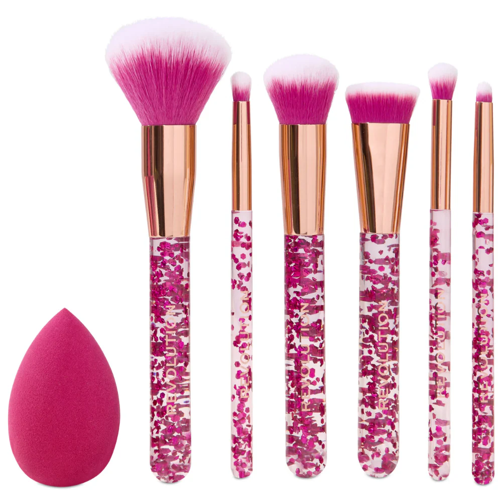 Makeup Revolution Full Look Makeup Brush Gift Set - Image 3
