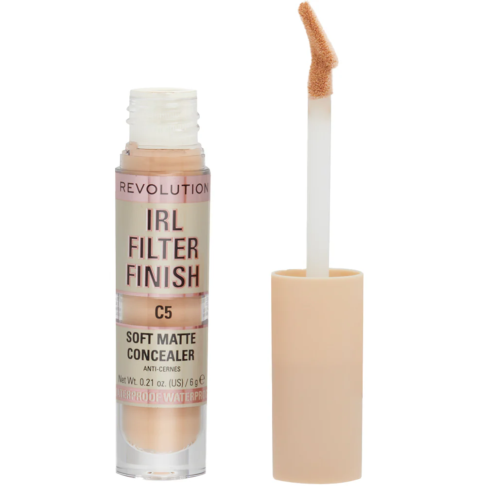 Makeup Revolution IRL Filter Finish Soft Matte Concealer 6g - Image 4