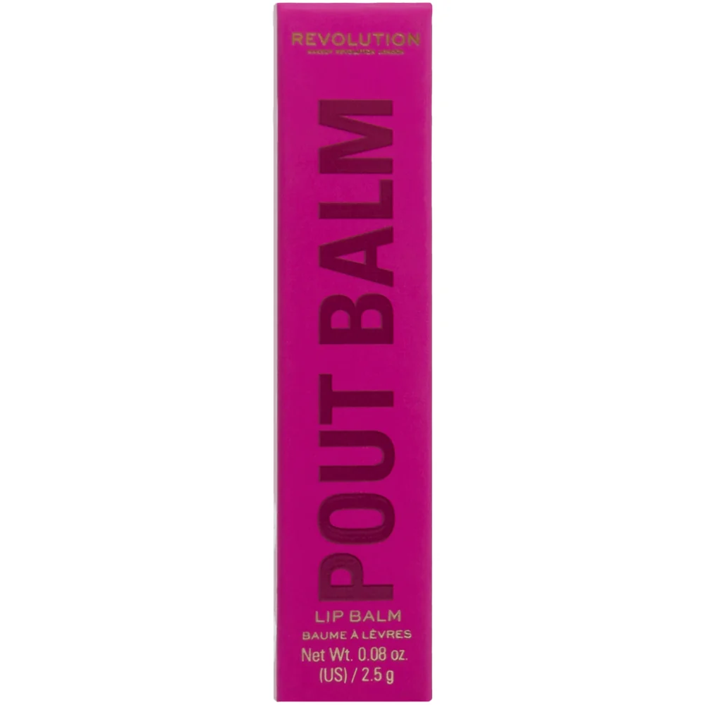 Makeup Revolution Pout Balm Plumping Lip Balm 2.5g - Image 4
