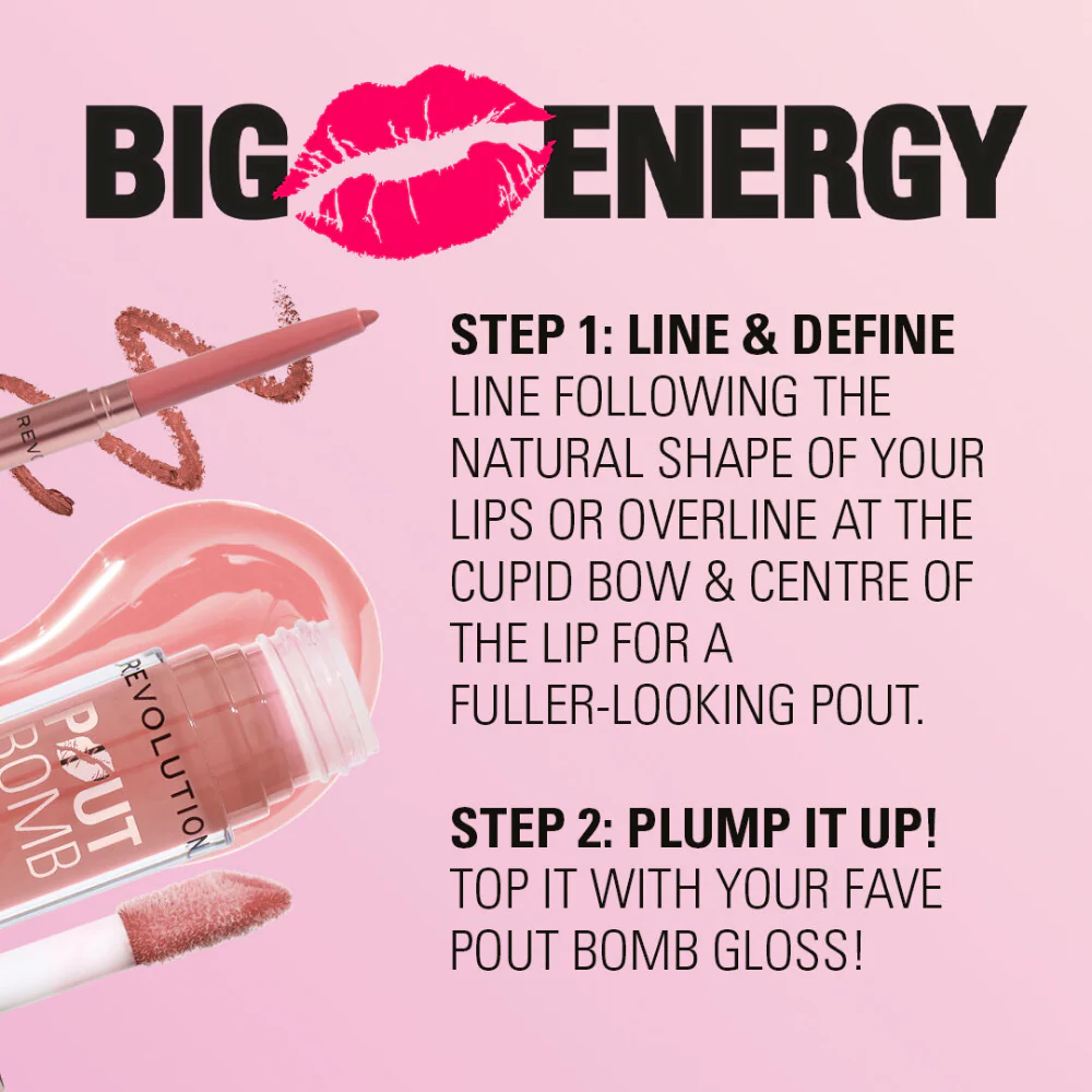 Makeup Revolution Pout Bomb Plumping Lip Liner - Image 9