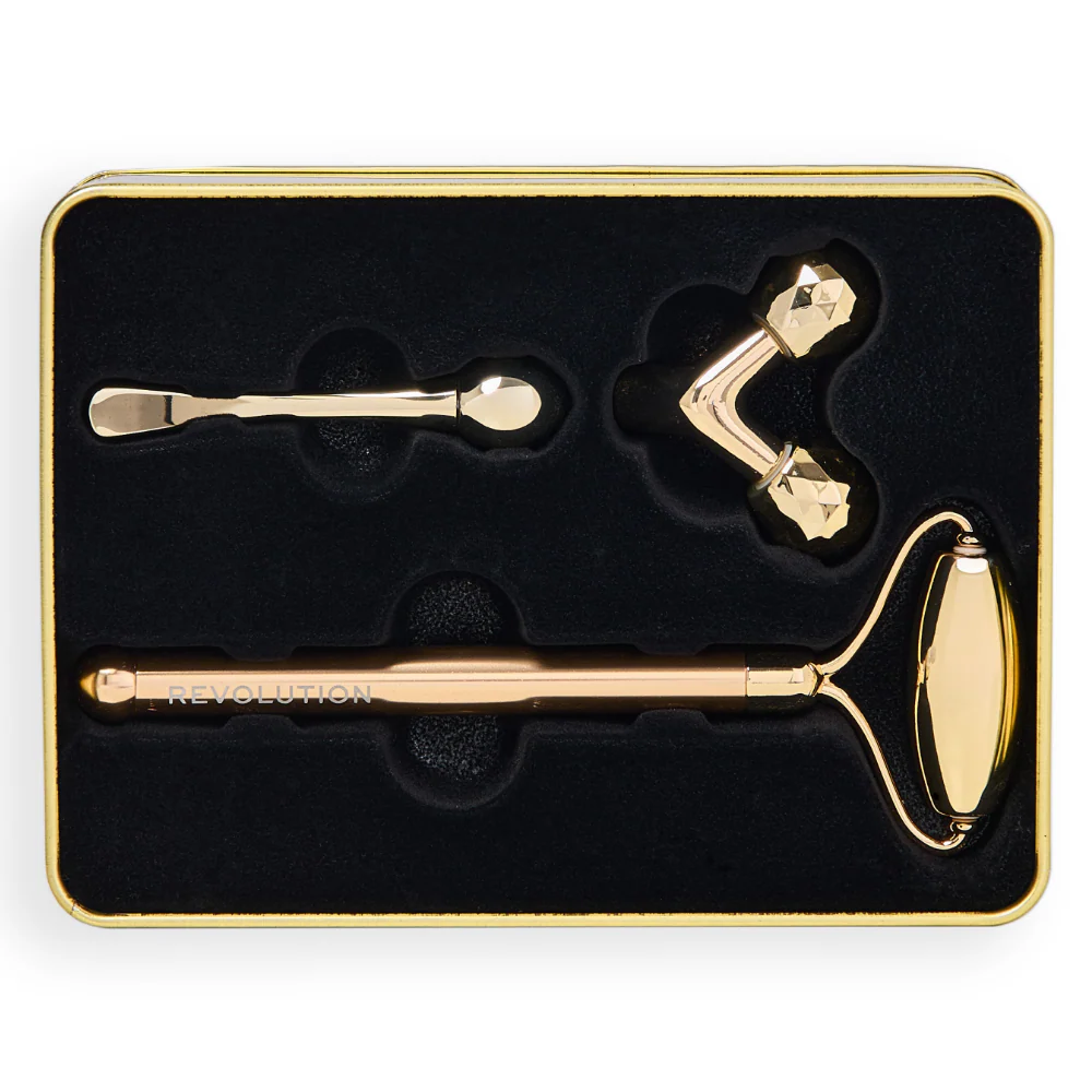 Makeup Revolution Pro Miracle Sculpting Facial Roller Set - Image 4
