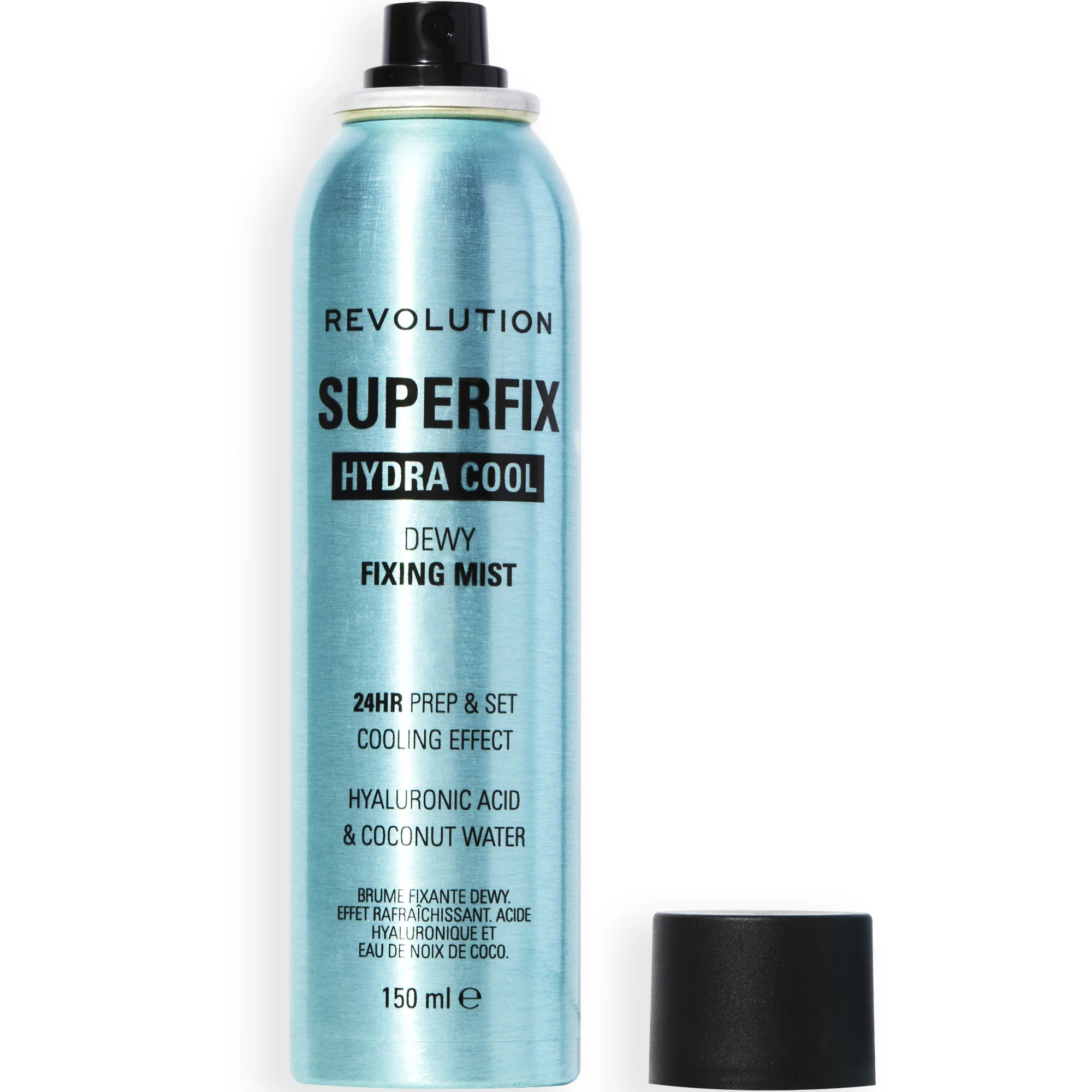 Makeup Revolution Superfix Hydra Cool Dewy Set & Prep Fixing Mist 150ml - Image 2