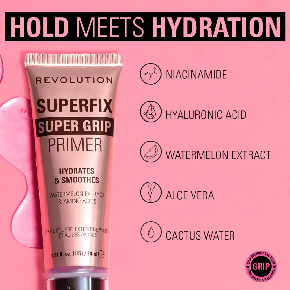 Makeup Revolution Superfix Super Grip Primer 24ml - Image 5