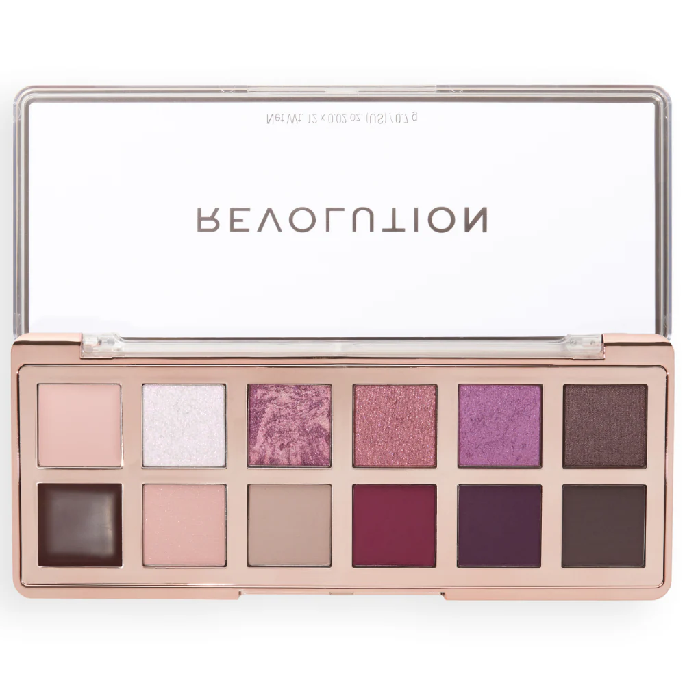 Makeup Revolution The Cherry Icon Berry 12 Colour Eyeshadow Palette - Image 2