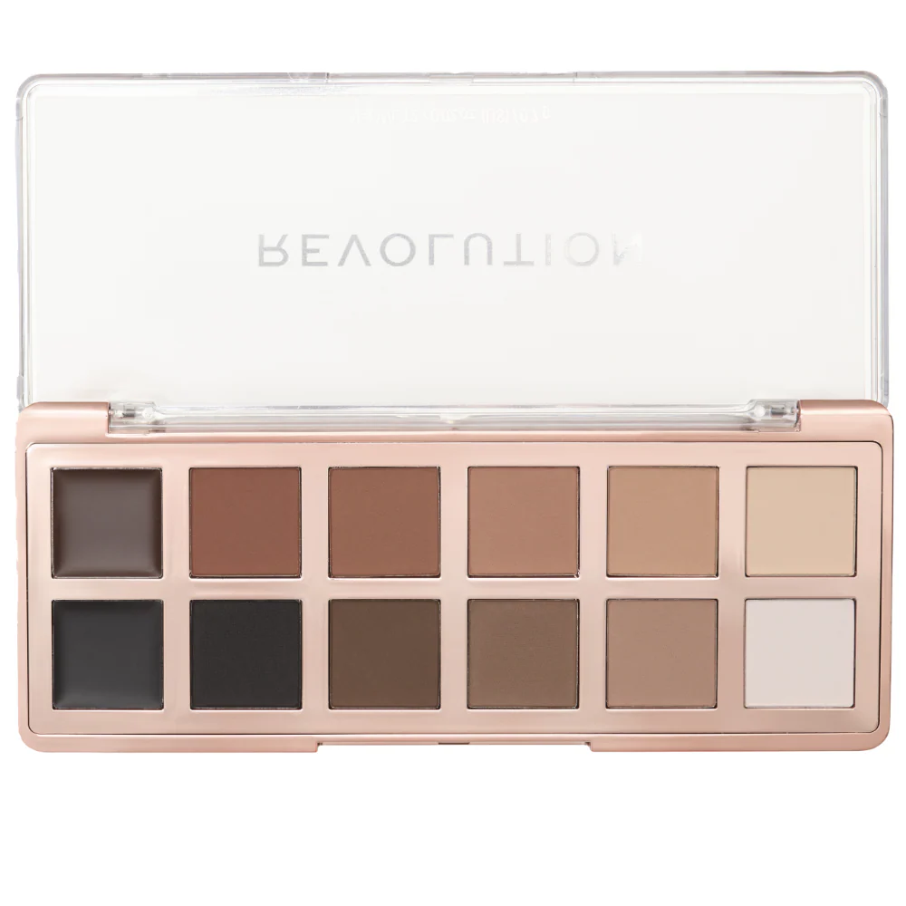 Makeup Revolution The Master Icon Matte Nudes 12 Colour Eyeshadow Palette - Image 2