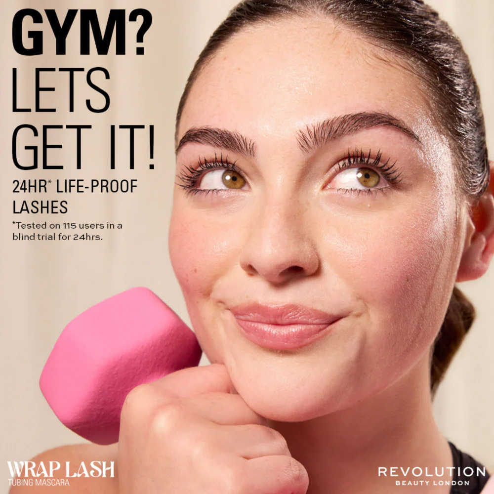 Makeup Revolution Wrap Lash Tubing Mascara Black 9ml - Image 10