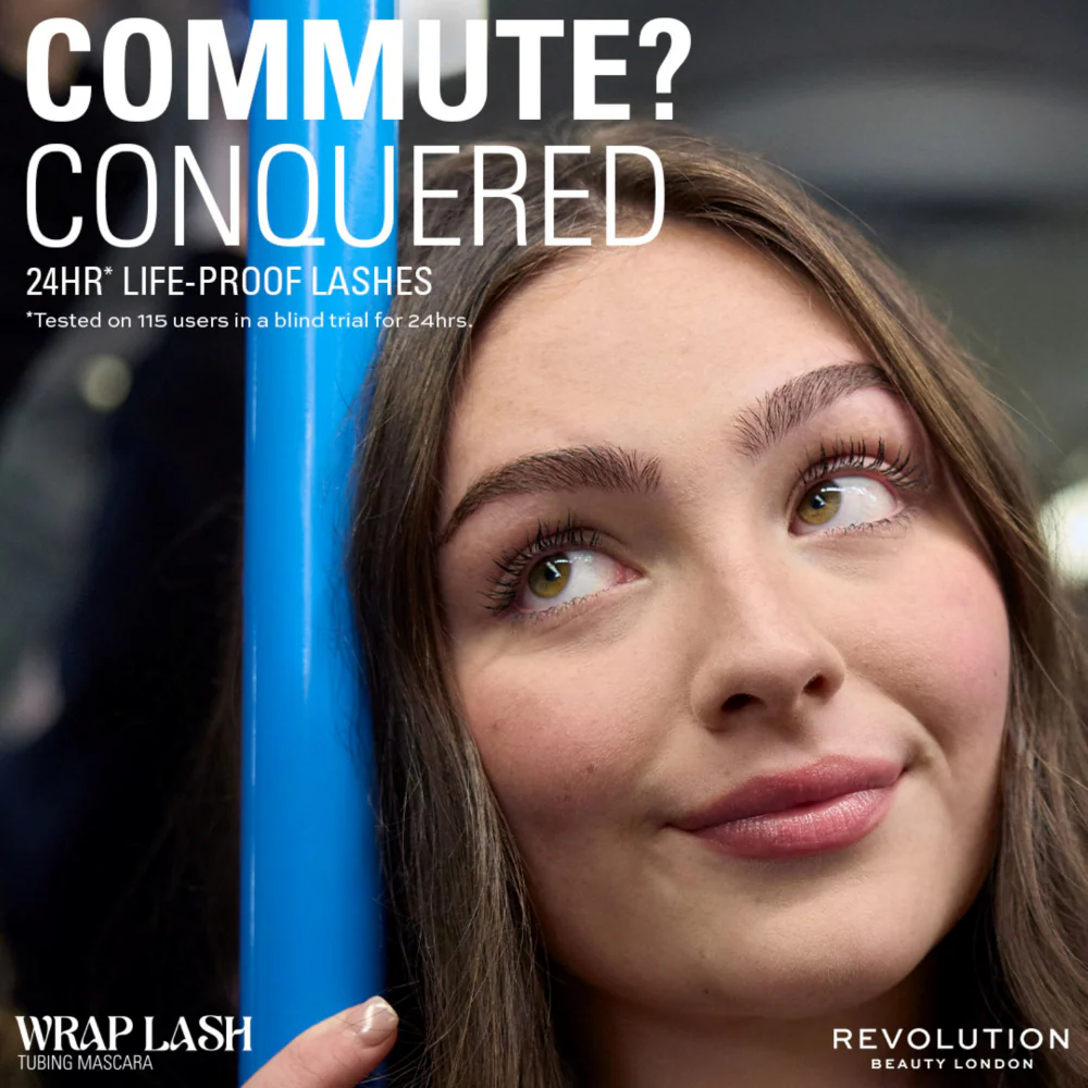 Makeup Revolution Wrap Lash Tubing Mascara Black 9ml - Image 9