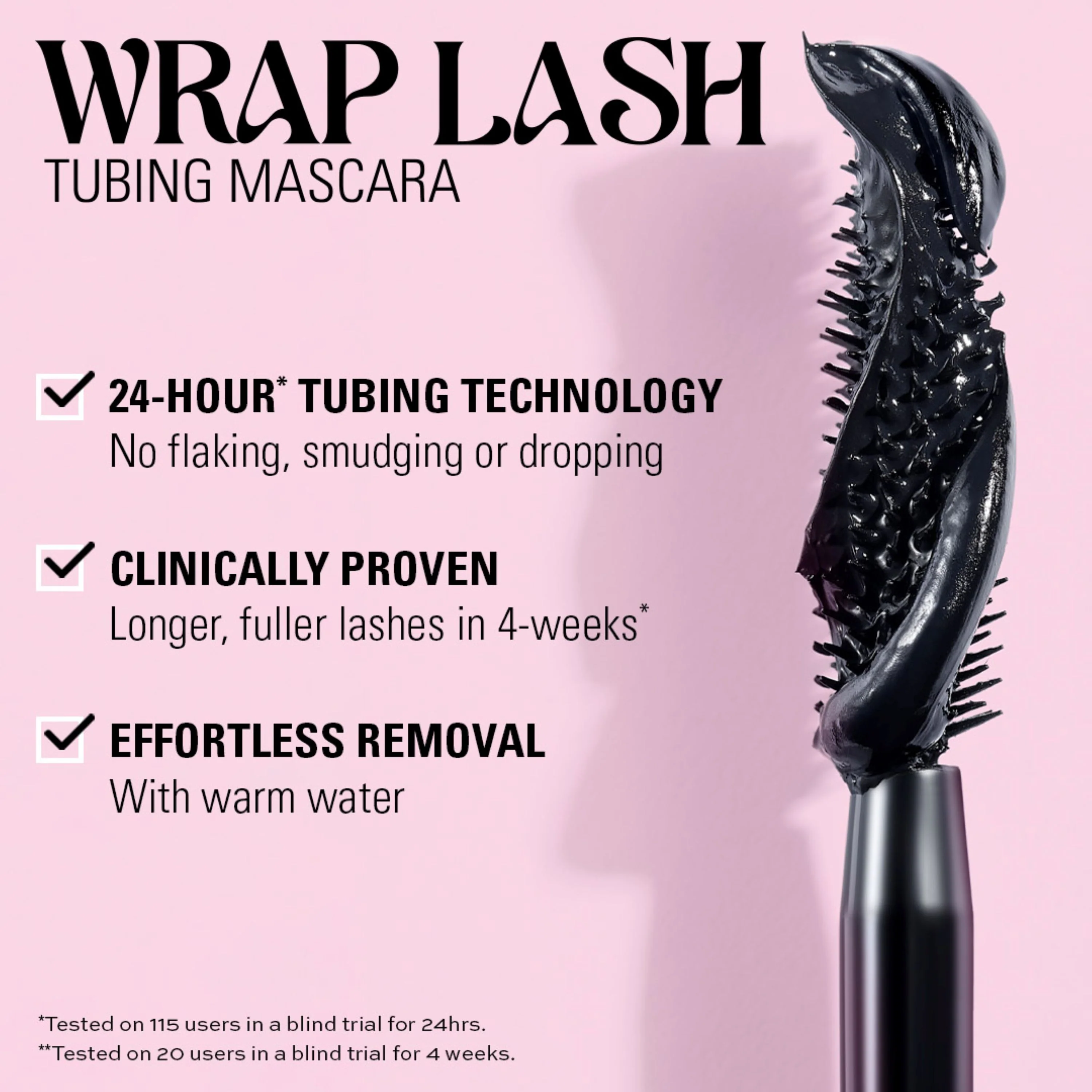 Makeup Revolution Wrap Lash Tubing Mascara Brown 9ml - Image 13