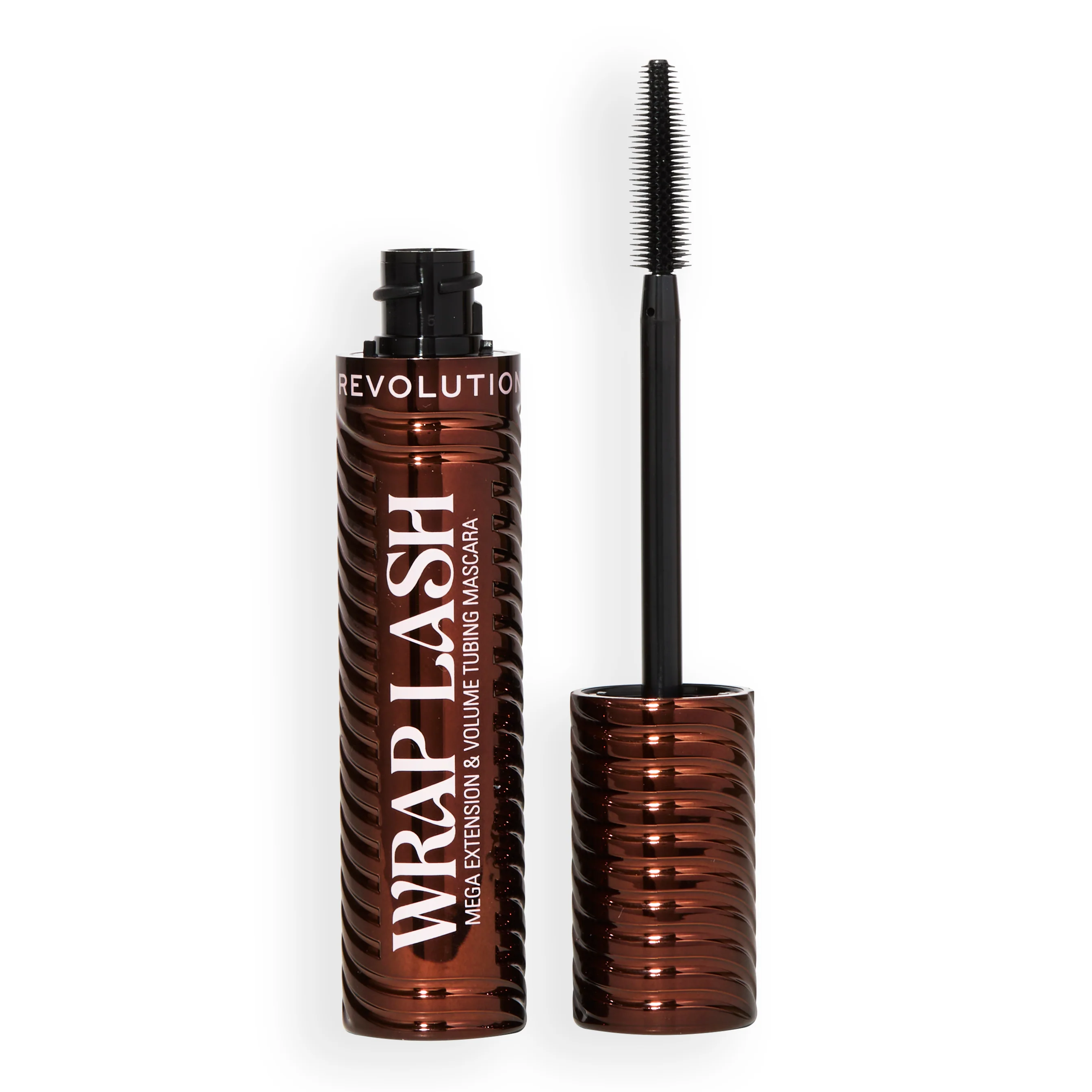 Makeup Revolution Wrap Lash Tubing Mascara Brown 9ml - Image 2