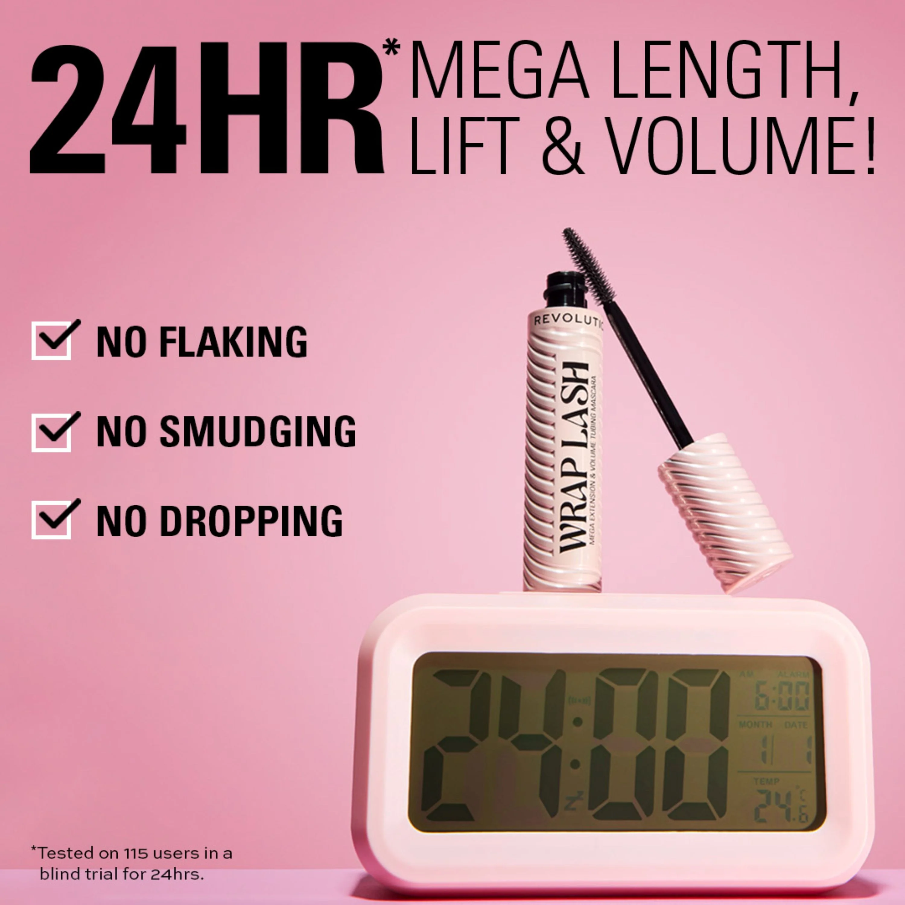 Makeup Revolution Wrap Lash Tubing Mascara Brown 9ml - Image 8