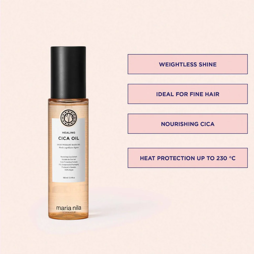 Maria Nila Healing Cica Lightweight Hair Oil 100ml - Image 2
