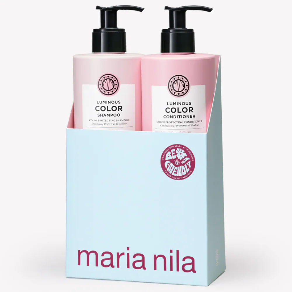 Maria Nila Luminous Colour Protecting Shampoo & Conditioner Duo Set 2 x 500ml - Image 2