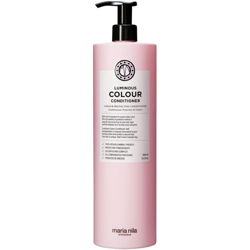 Maria Nila Luminous Colour Protecting Shampoo & Conditioner Twin 2 x 1000ml - Image 3