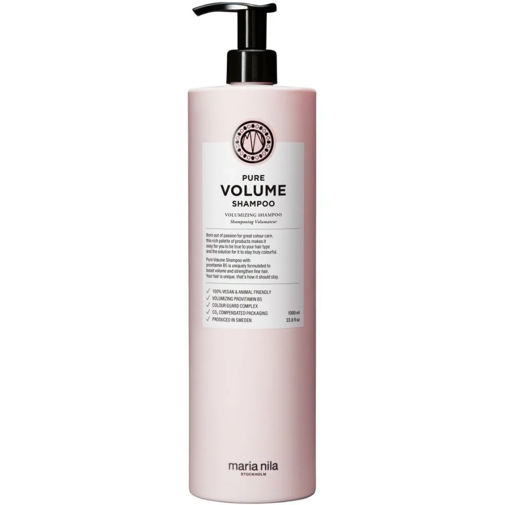 Maria Nila Pure Volume Volumising Shampoo & Conditioner Twin 2 x 1000ml - Image 2