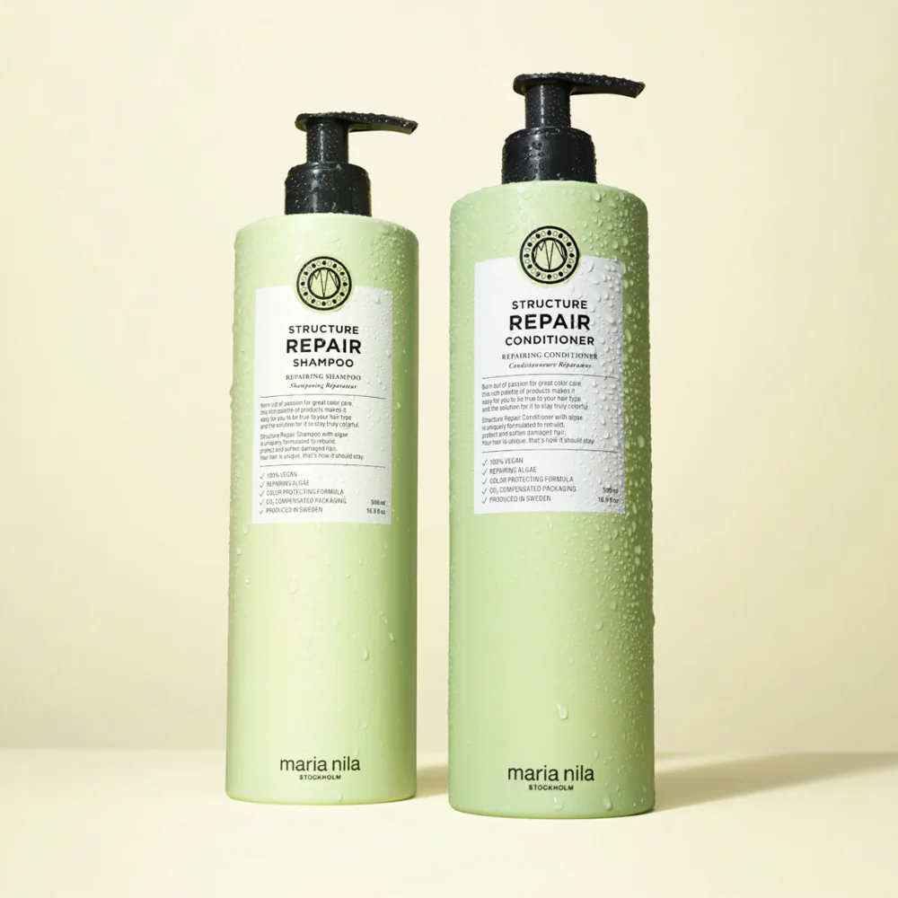 Maria Nila Structure Repairing Shampoo & Conditioner Duo Set 2 x 500ml - Image 3