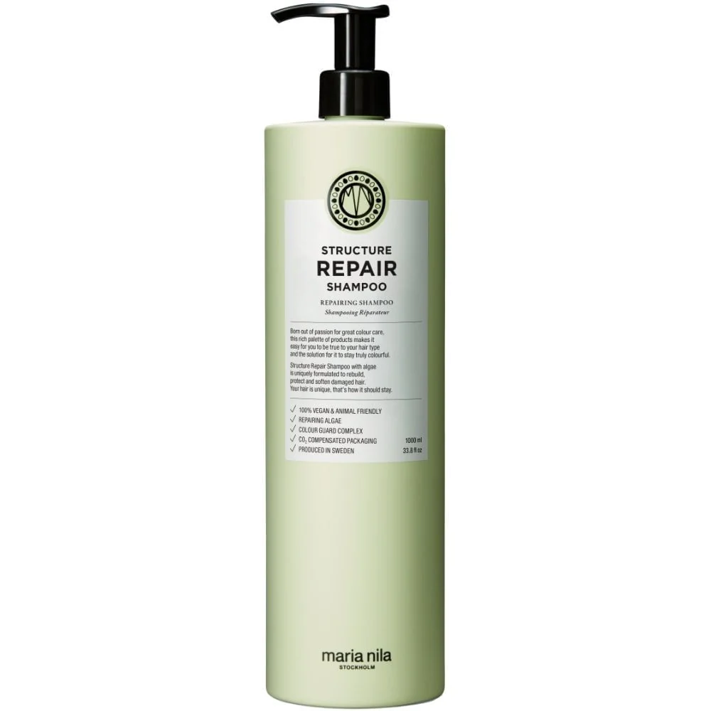 Maria Nila Structure Repairing Shampoo & Conditioner Twin 2 x 1000ml - Image 2