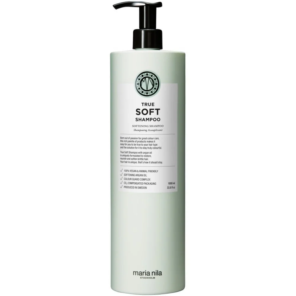 Maria Nila True Soft Softening Shampoo & Conditioner Twin 2 x 1000ml - Image 2