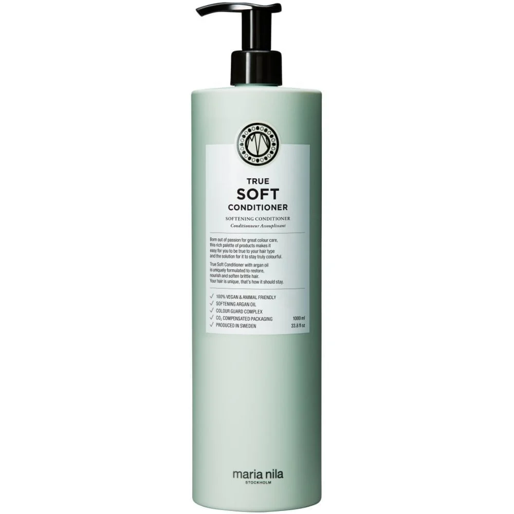 Maria Nila True Soft Softening Shampoo & Conditioner Twin 2 x 1000ml - Image 3