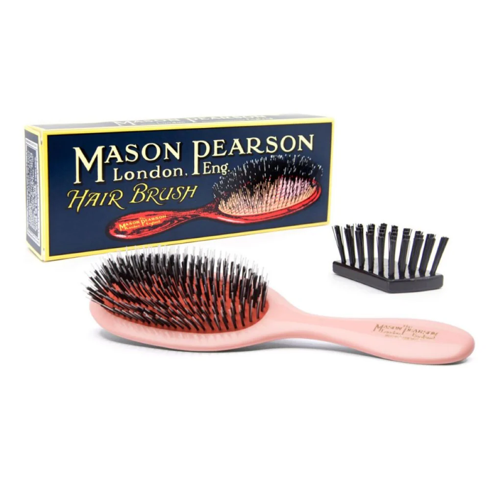 Mason Pearson Handy Bristle & Nylon Hairbrush Pink BN3 - Image 5