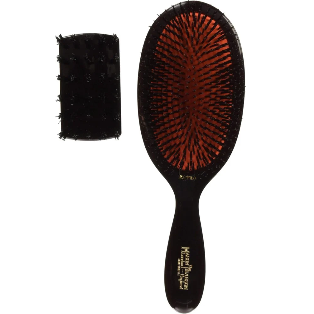 Mason Pearson Large Extra Boar Bristle Hairbrush Dark Ruby B1 - Image 3