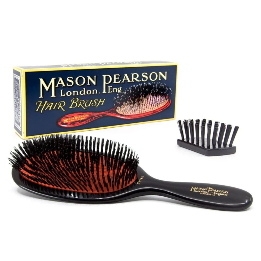 Mason Pearson Large Extra Boar Bristle Hairbrush Dark Ruby B1 - Image 4