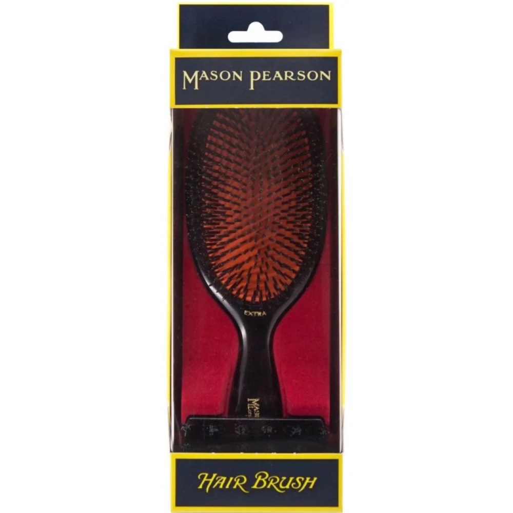 Mason Pearson Large Extra Boar Bristle Hairbrush Dark Ruby B1 - Image 5