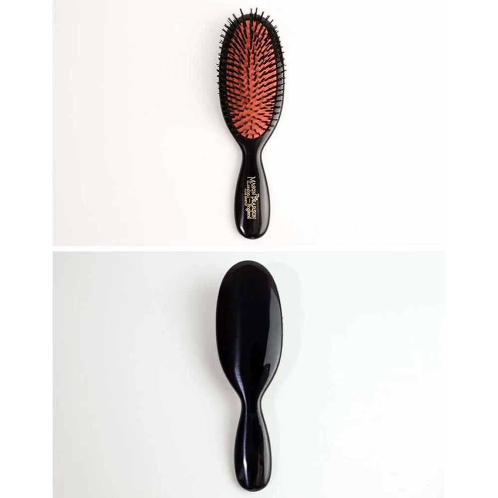 Mason Pearson Pocket Boar Bristle Hairbrush Dark Ruby B4 - Image 7