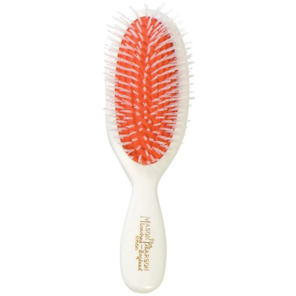 Mason Pearson Pocket Nylon Hairbrush Ivory N4 - Image 2