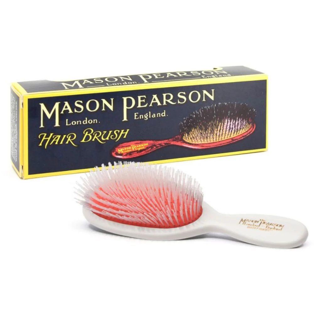 Mason Pearson Pocket Nylon Hairbrush Ivory N4 - Image 3