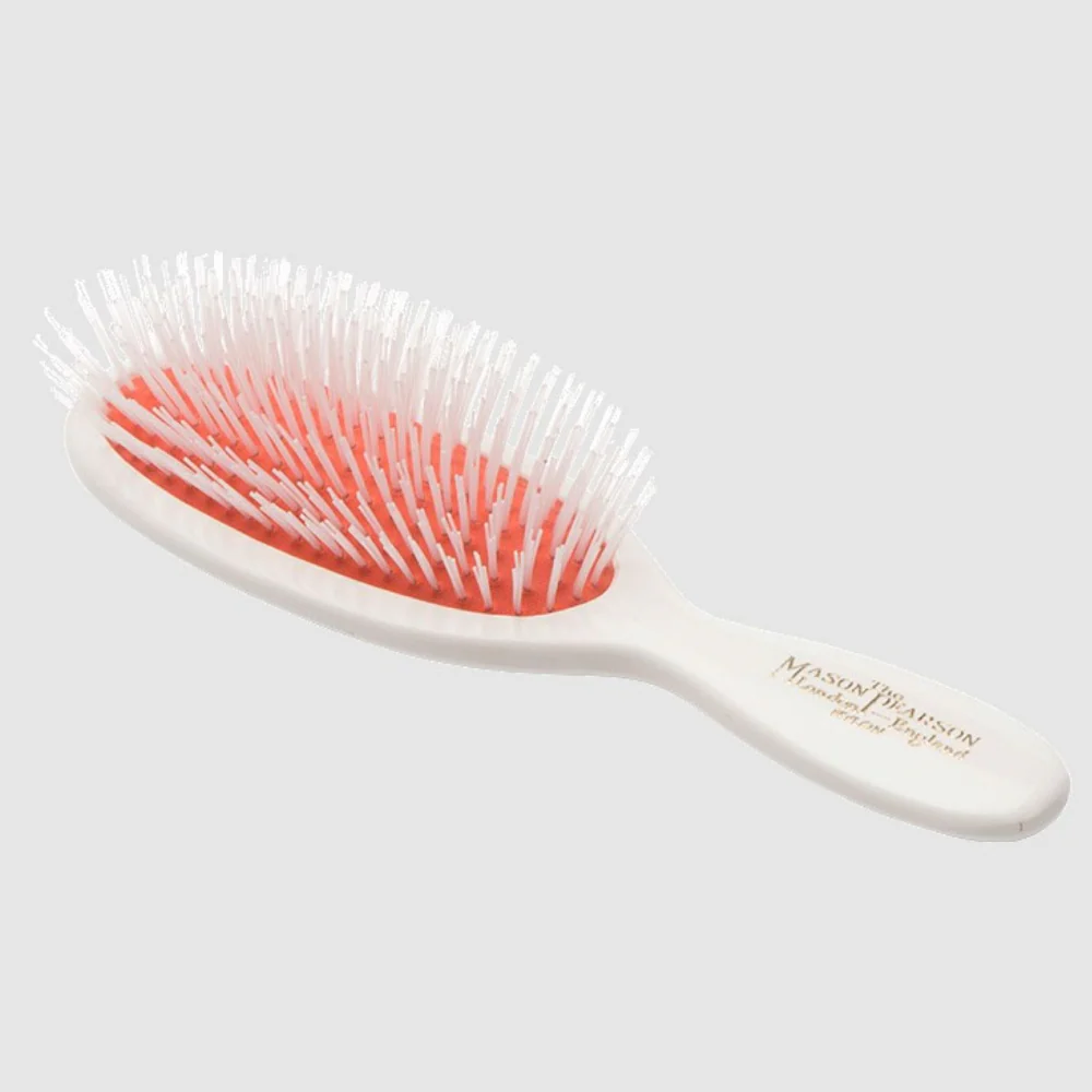 Mason Pearson Pocket Nylon Hairbrush Ivory N4 - Image 4