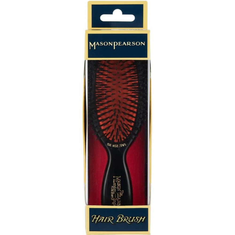 Mason Pearson Pocket Sensitive Bristle Hairbrush Dark Ruby SB4 - Image 6