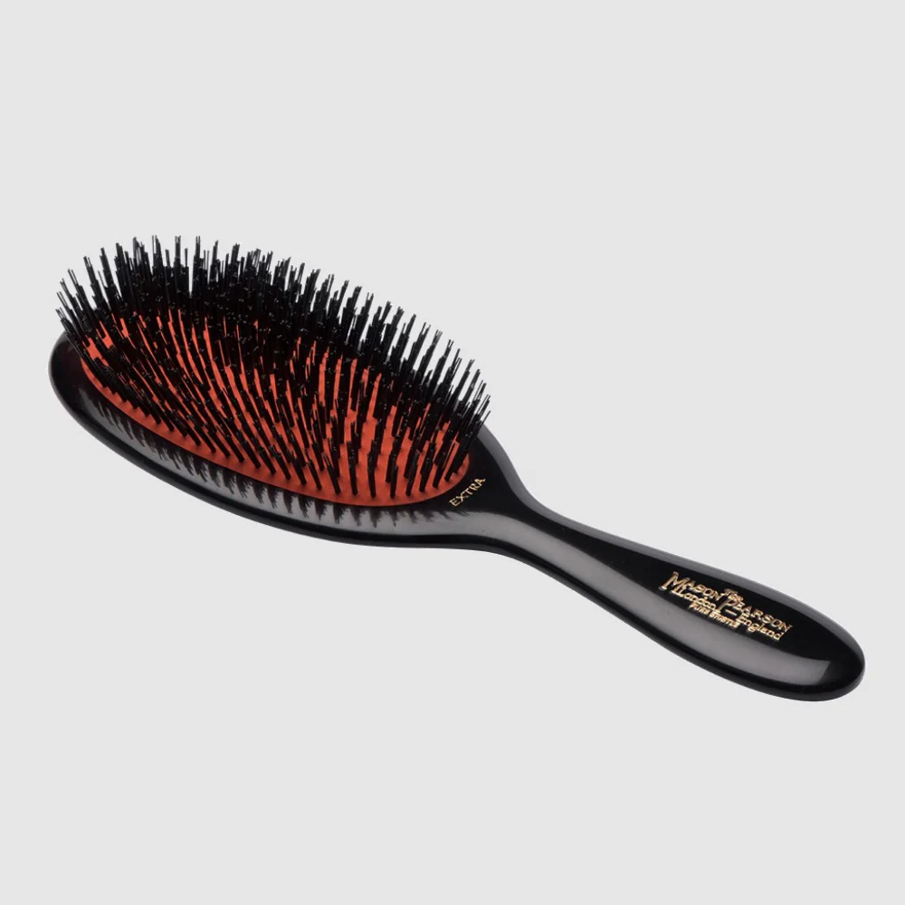 Mason Pearson Small Extra Boar Bristle Hairbrush Dark Ruby B2 - Image 2
