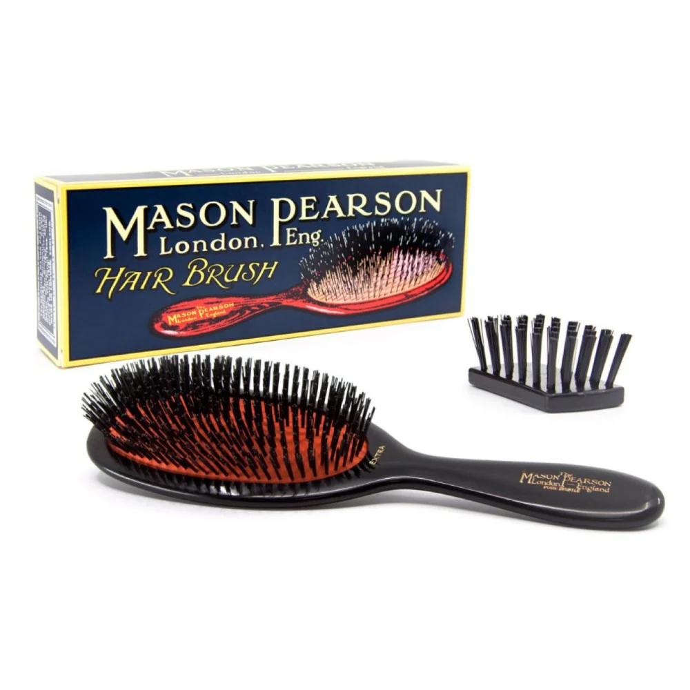 Mason Pearson Small Extra Boar Bristle Hairbrush Dark Ruby B2 - Image 3