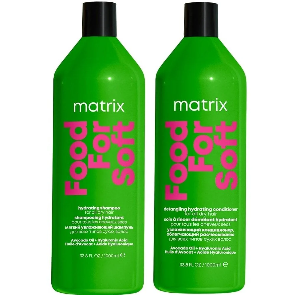 Matrix Food For Soft Hydrating Shampoo & Detangling Conditioner Twin 2 x 1000ml - Image 2