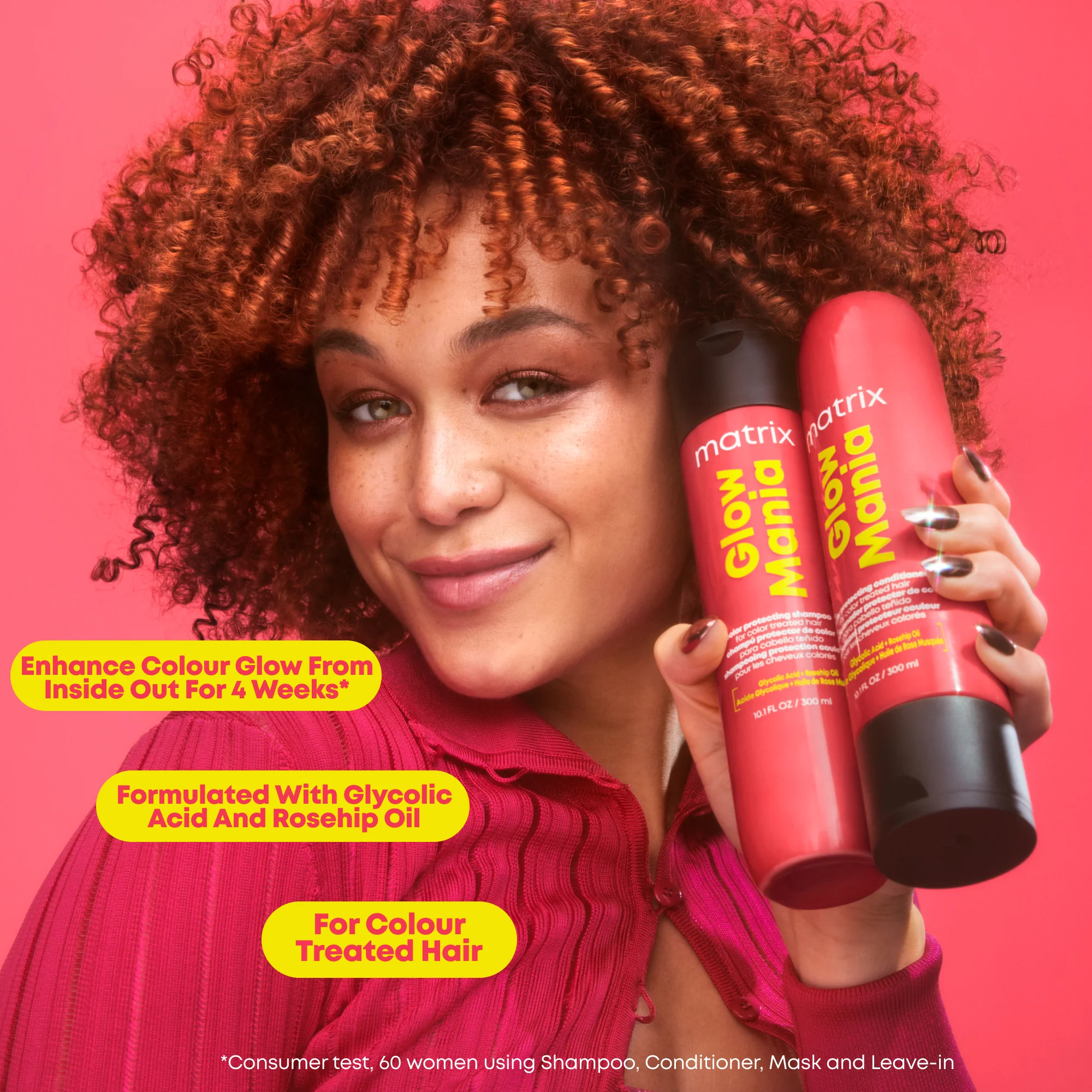 Matrix Glow Mania Colour Protecting Shampoo & Conditioner Twin 2 x 300ml - Image 4