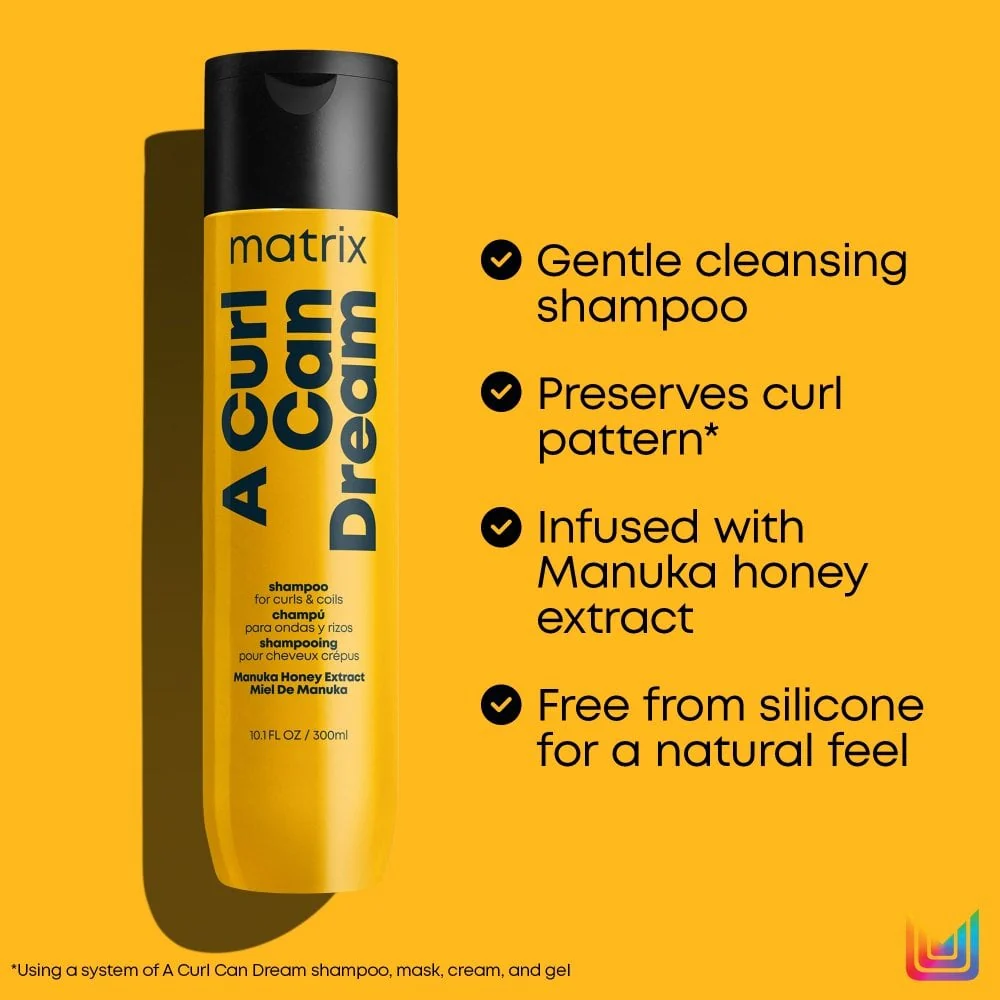 Matrix Total Results A Curl Can Dream Manuka Honey Infused Shampoo 300ml & Rich Mask 280ml Twin - Image 4