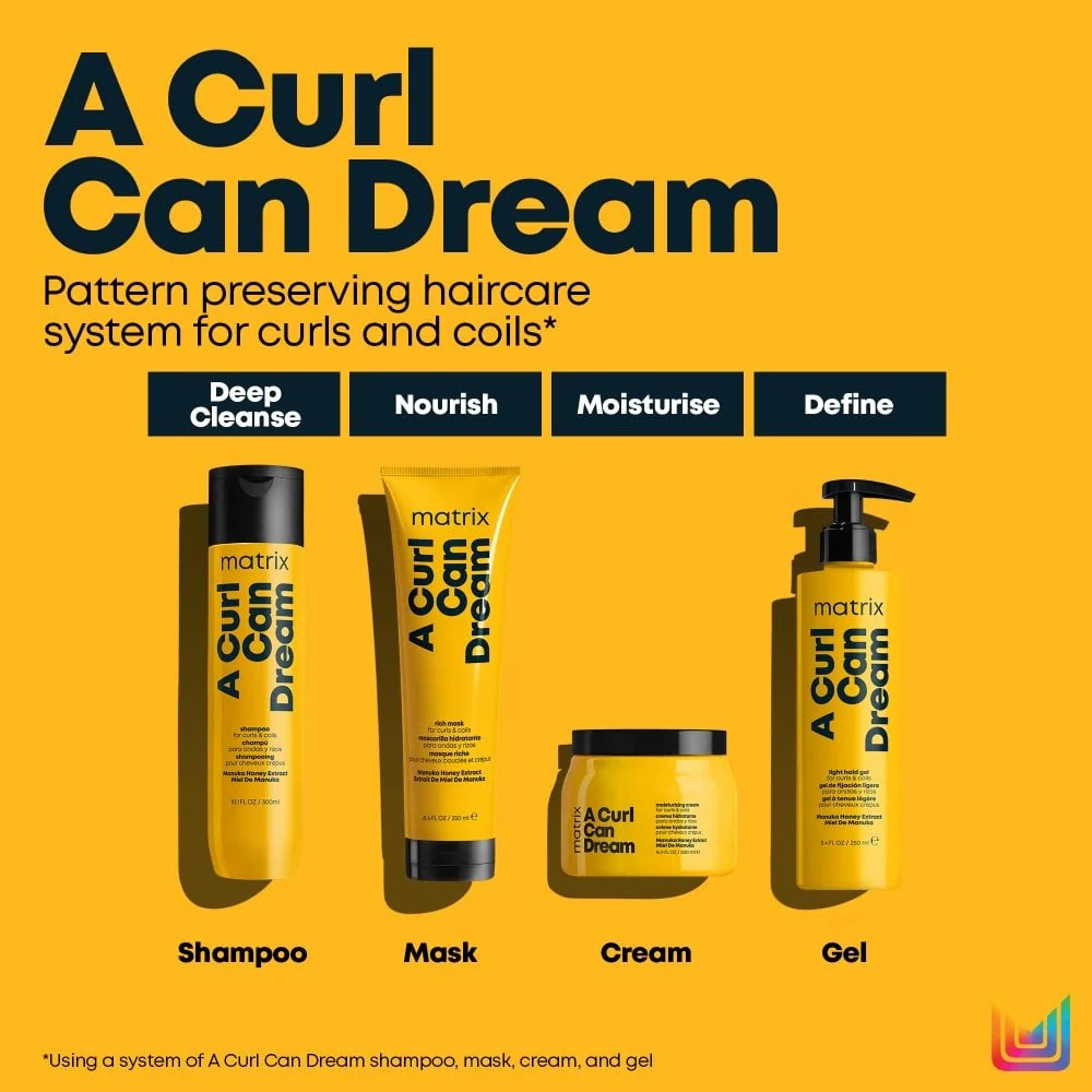 Matrix Total Results A Curl Can Dream Manuka Honey Infused Shampoo 300ml & Rich Mask 280ml Twin - Image 6