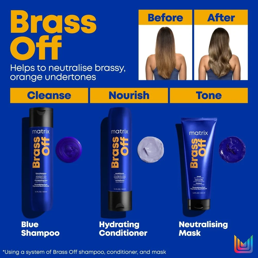 Matrix Total Results Brass Off Blue Shampoo 300ml - Image 6