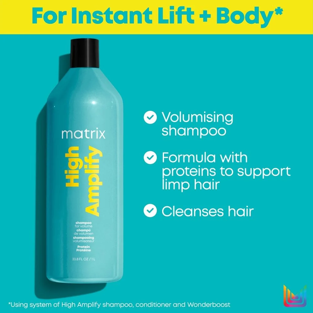 Matrix Total Results High Amplify Volumising Shampoo & Conditioner Twin 2 x 1000ml - Image 4