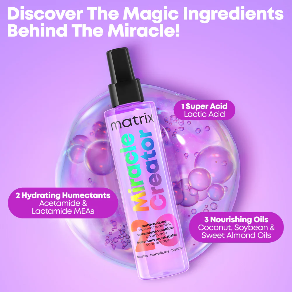 Matrix Total Results Miracle Creator 20 Benefits Multi-Tasking Treatment Spray 100ml - Image 4