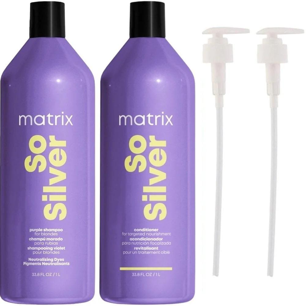 Matrix Total Results So Silver Purple Shampoo & Conditioner Twin 2 x 1000ml - Image 6