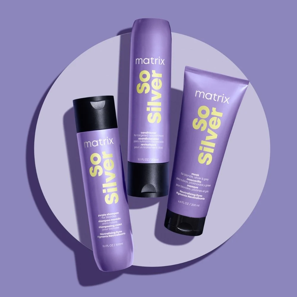 Matrix Total Results So Silver Purple Toning Shampoo 1000ml - Image 7