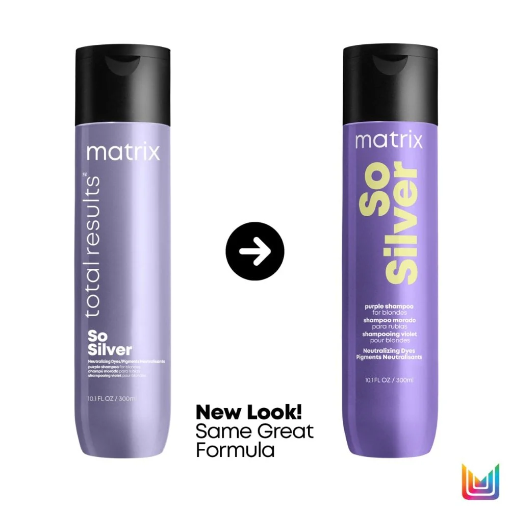 Matrix Total Results So Silver Purple Toning Shampoo 300ml - Image 7